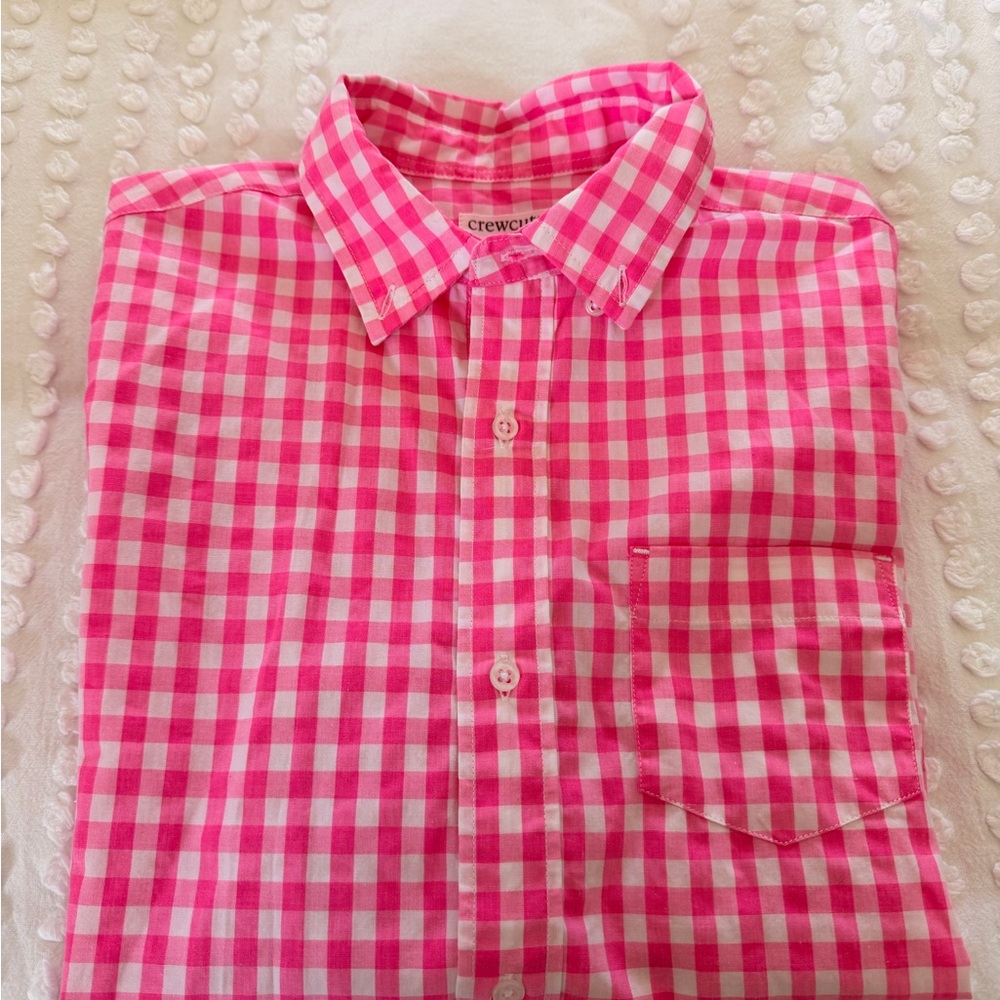 Boys Crewcuts gingham shirt